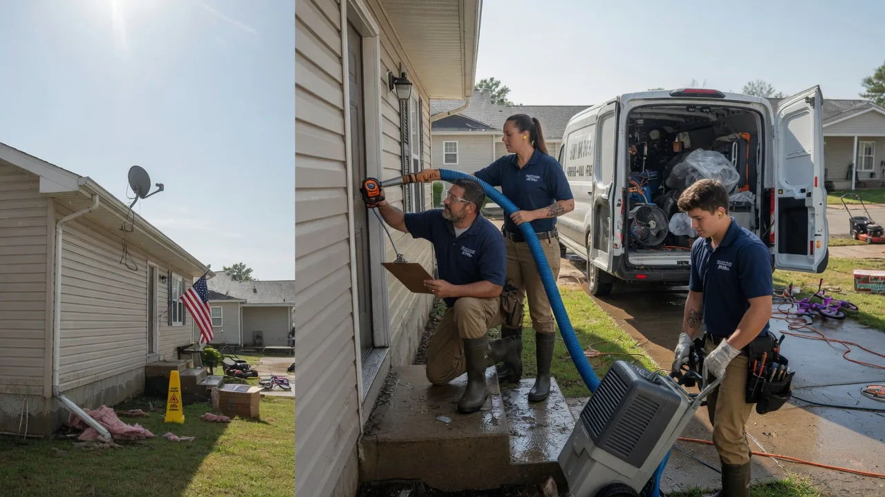 Ceiling Water Damage Restoration in Carpenter, IA near me